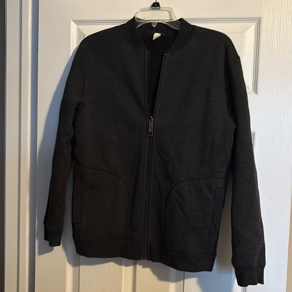 Ivivva by Lululemon girls black fleece lined jacket size 14 - Picture 1 of 8